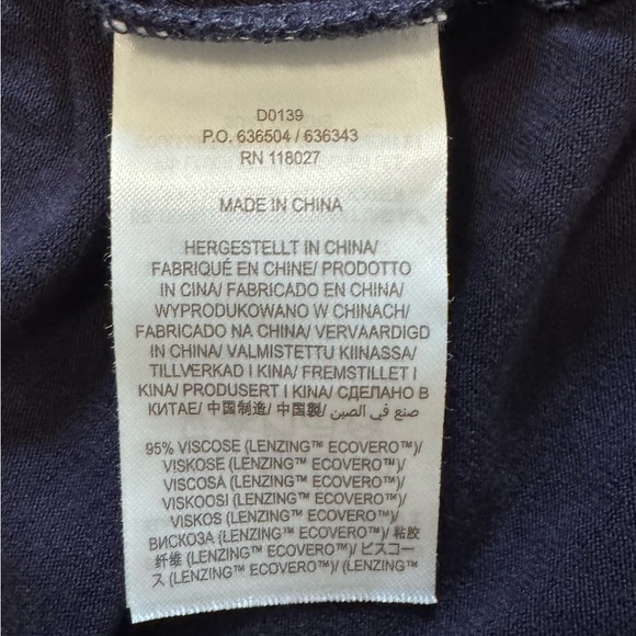 Boden Crew Neck Jersey Dress Short Sleeve Navy Blue Size 20/22 - Picture 7 of 9